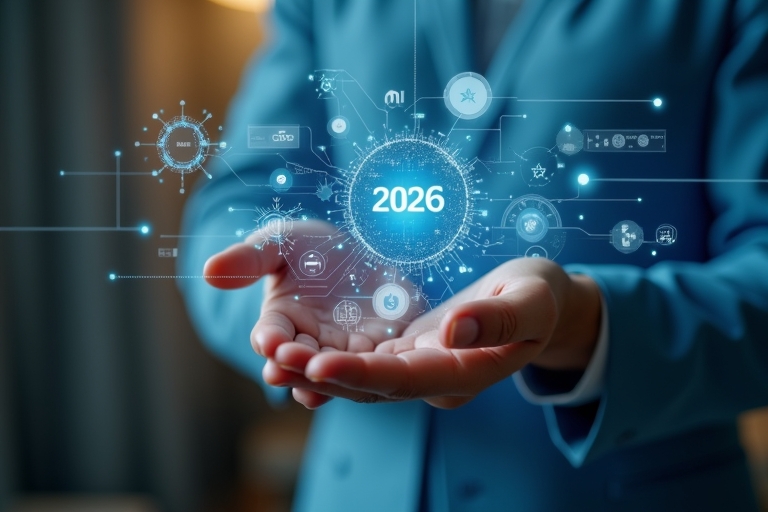 Descubre las tendencias en IA que transformarán los negocios en 2026: automatización, personalización, ética y más. ¡Prepárate para el cambio!